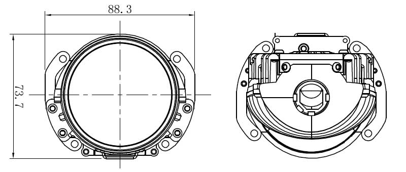 A5 2.5-Inch Bi-Led Projector