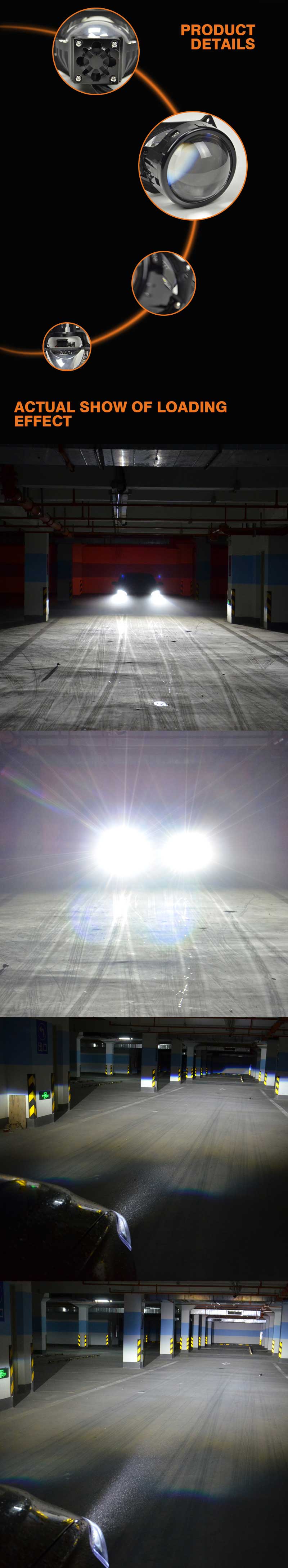 A4 3-Inch Bi-Led Projector Headlight