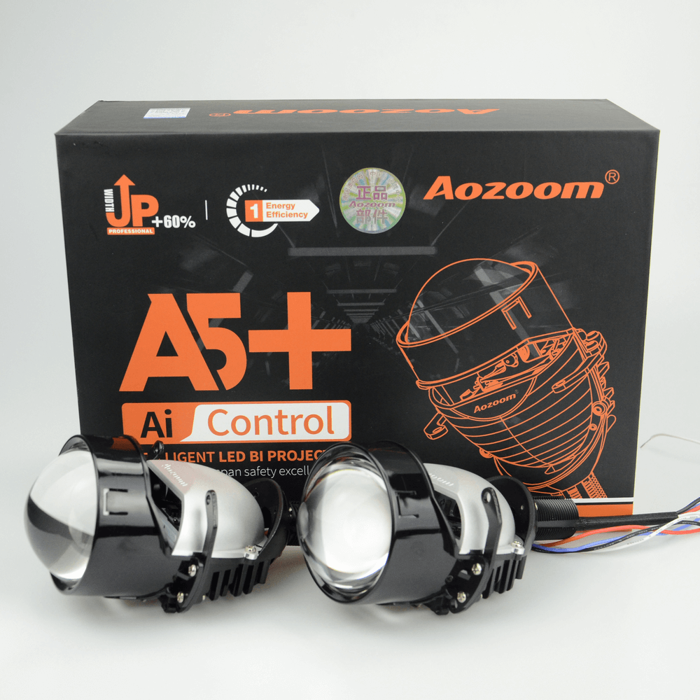 Aozoom A5+ 2.5-Inch Bi-Led Projector Headlight Lens | 35 Watt 3600 Lumens