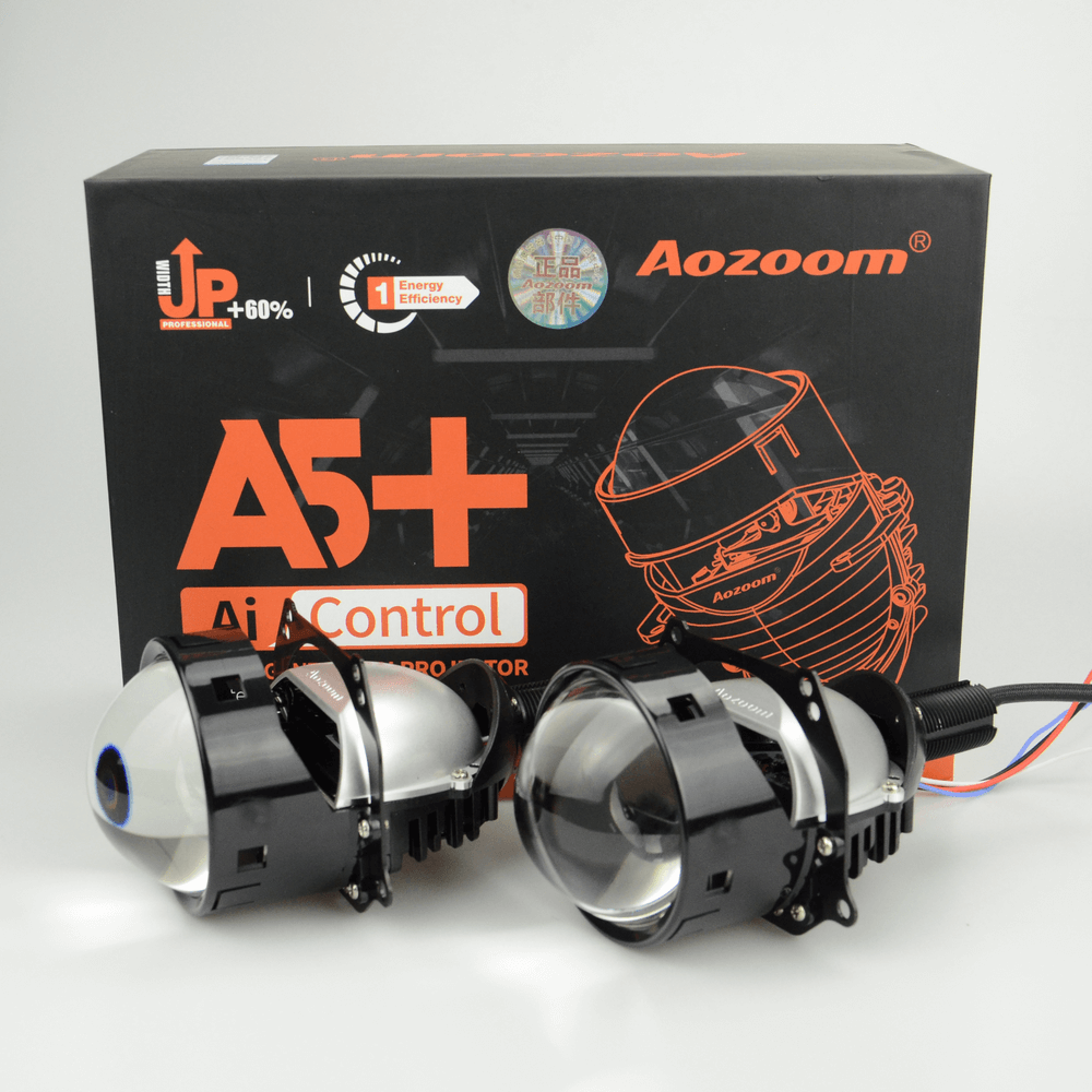 Aozoom A5+ 3-Inch Bi-Led Projector Headlight Lens | 35 Watt 3600 Lumens